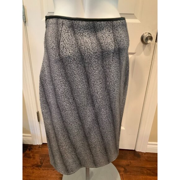 Missoni Gray Striped Wool Blend Long Pencil Skirt, Size 4 (US) 40 (IT) - Picture 4 of 6